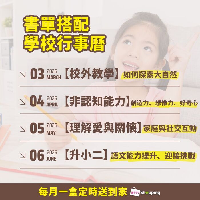 轉知-親子天下「My Reading Box 幼小銜接 閱讀計畫」專屬優惠事宜圖片